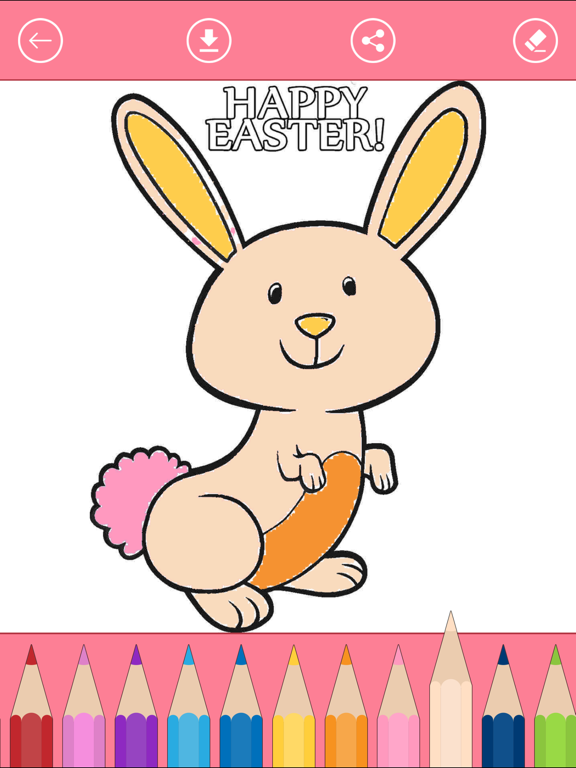 Screenshot #4 pour Livre à colorier de Pâques pour les enfants
