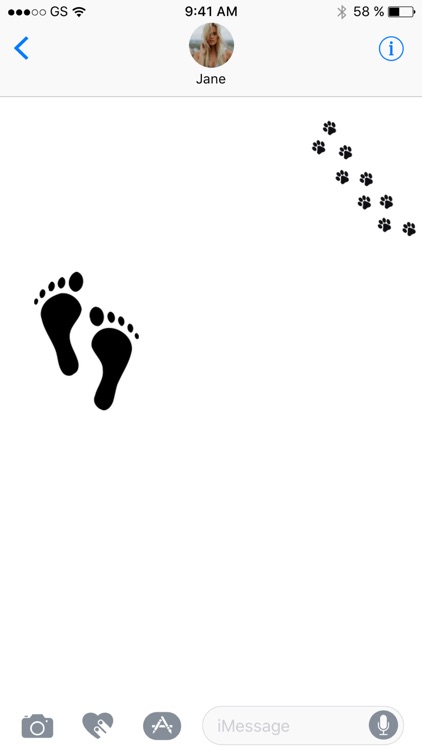 Footprint Sticker Pack!