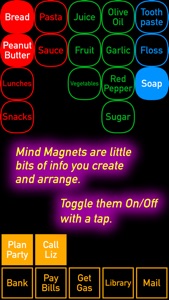 Mind Magnets Info Organizer—Visual Grid Checklists screenshot #2 for iPhone