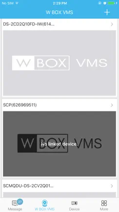 W Box VMS GV iPhone image 2