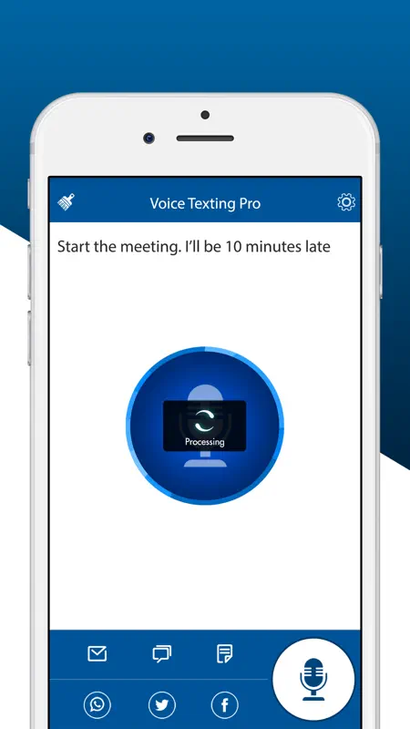 Voice Texting Deluxe screenshot 1 of 5