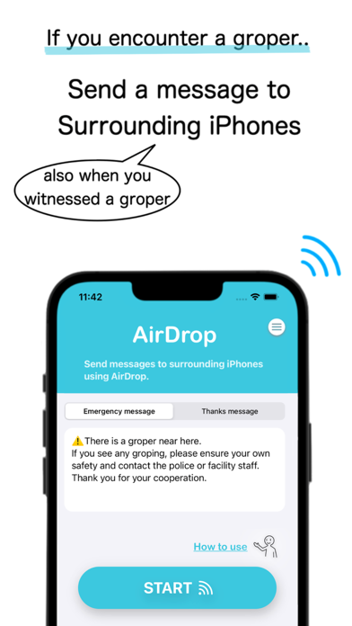 Anti-Groper: AirSignal Screenshot