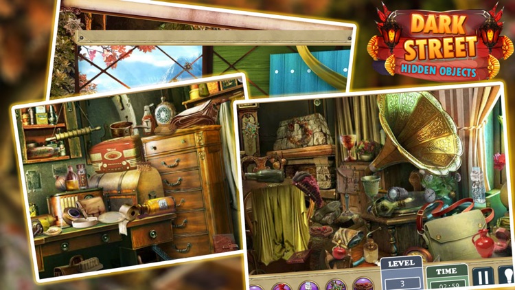 Dark Street Hidden object game