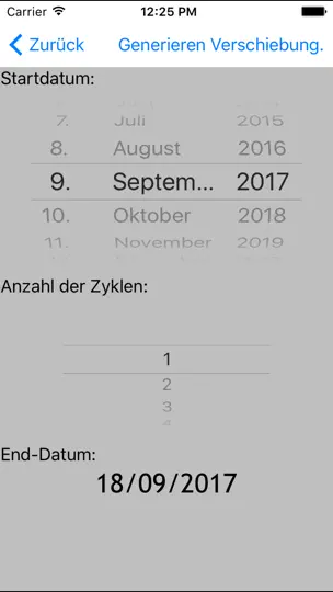 Screenshot von MeineSchich auf dem iPhone 5