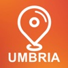 Umbria, Italy - Offline Car GPS