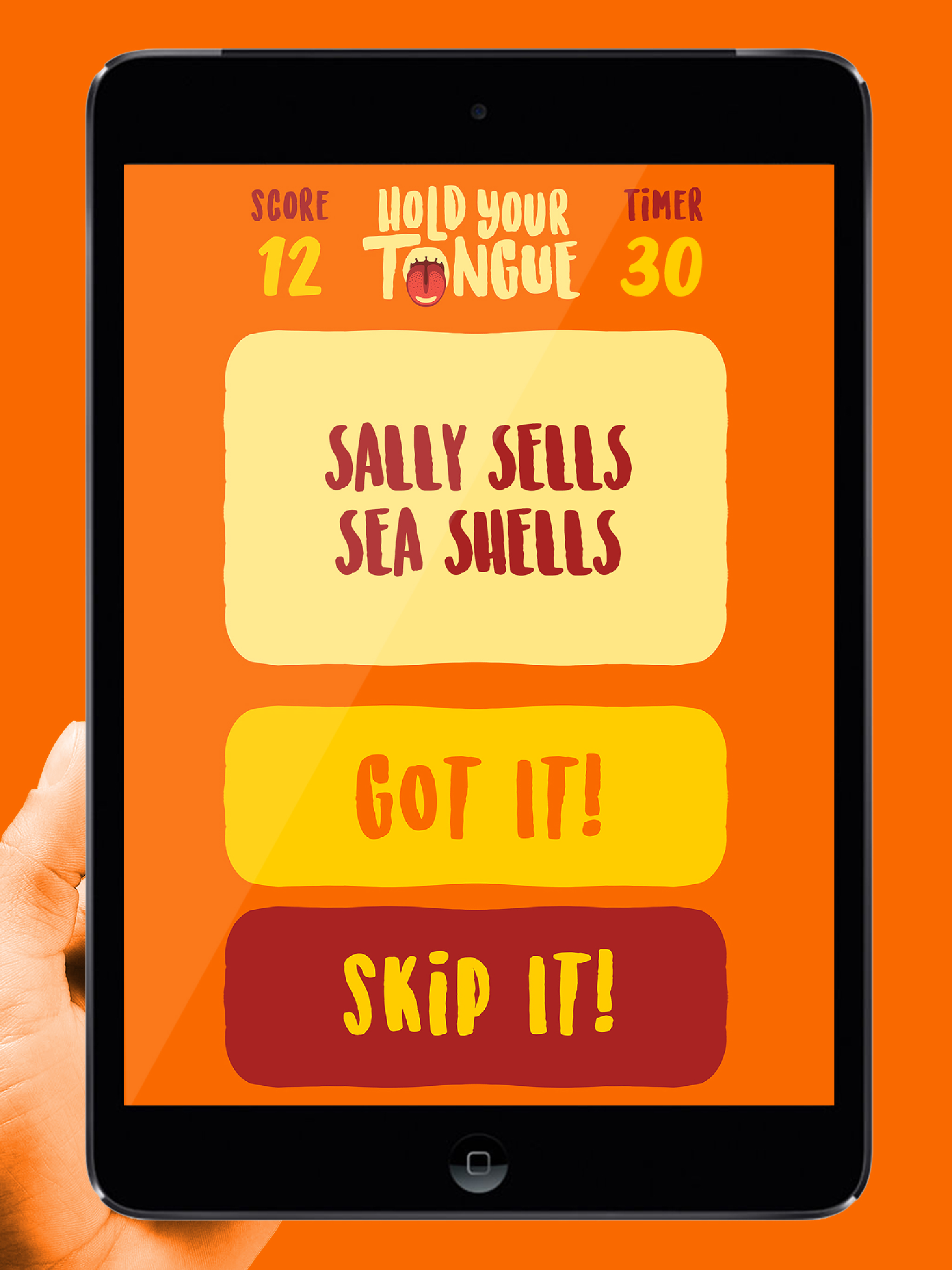 Hold Your Tongue: Funny Party Game for Family Fun