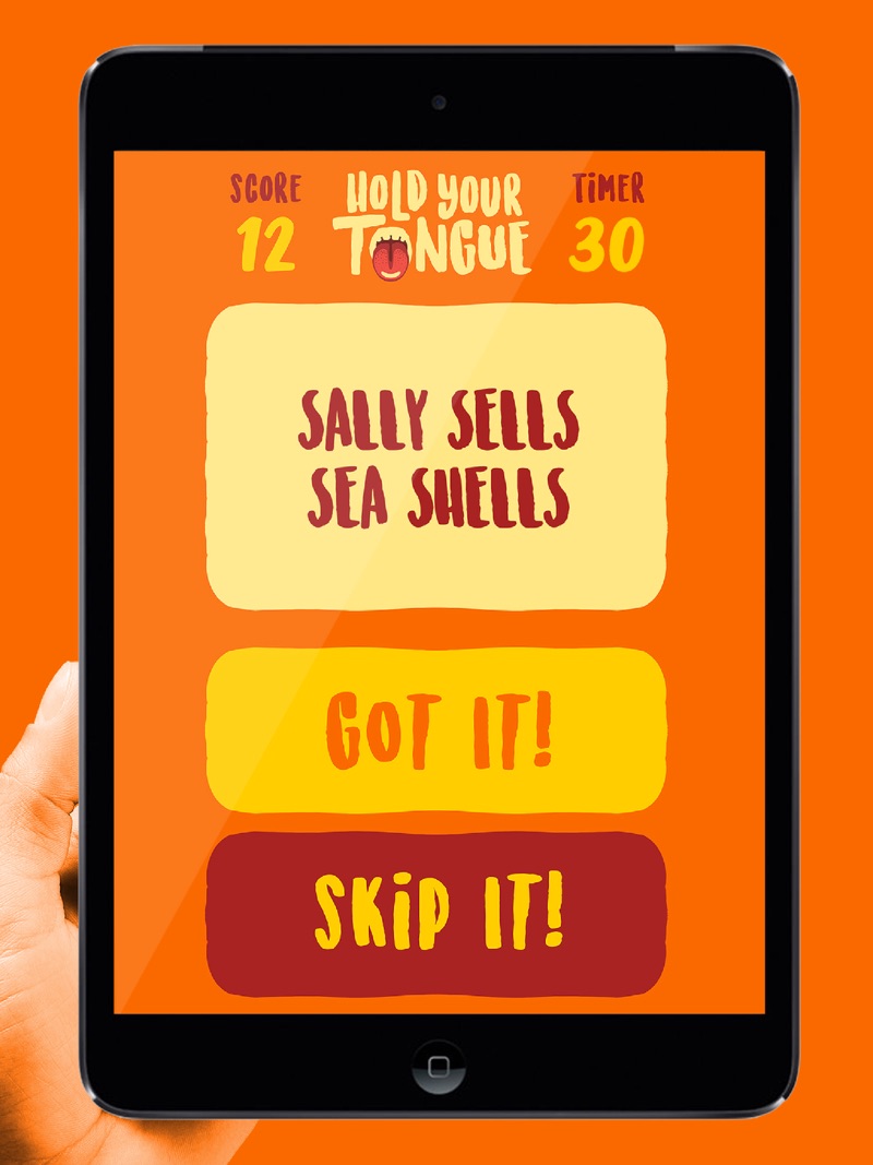 Hold Your Tongue: The Funny Party Game 4 All Ages official gameplay screenshot 2