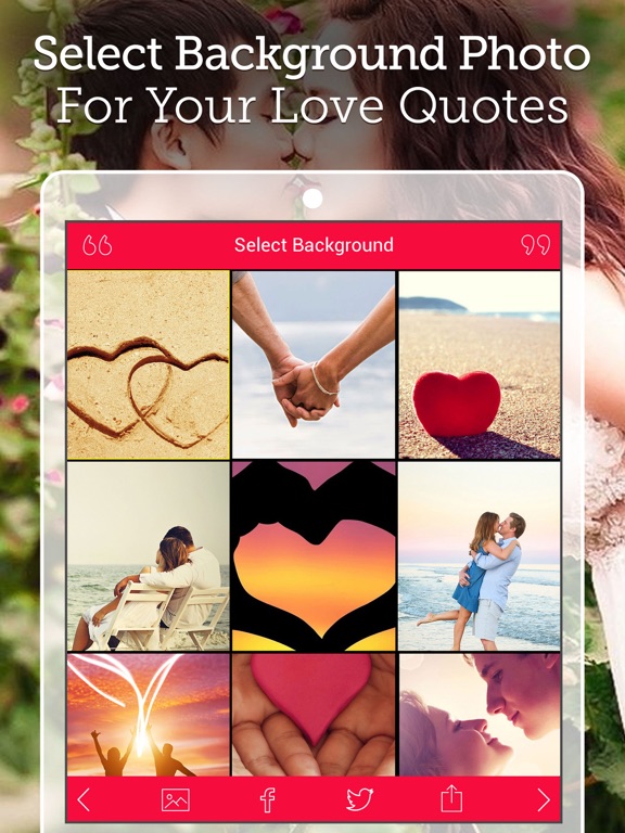 Love Quotes - Romantic Love Quote iPad screenshot