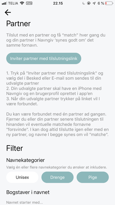 Navngiv - Swipe & Match screenshot
