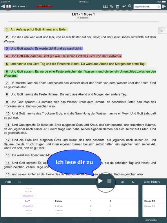 Screenshot #6 pour Touch Bible: Multilingual Lite