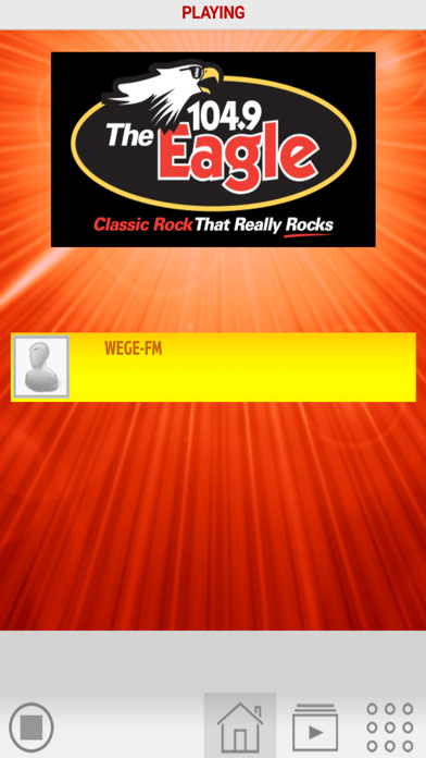 104.9 The Eagle iPhone screenshot 1 - Music app