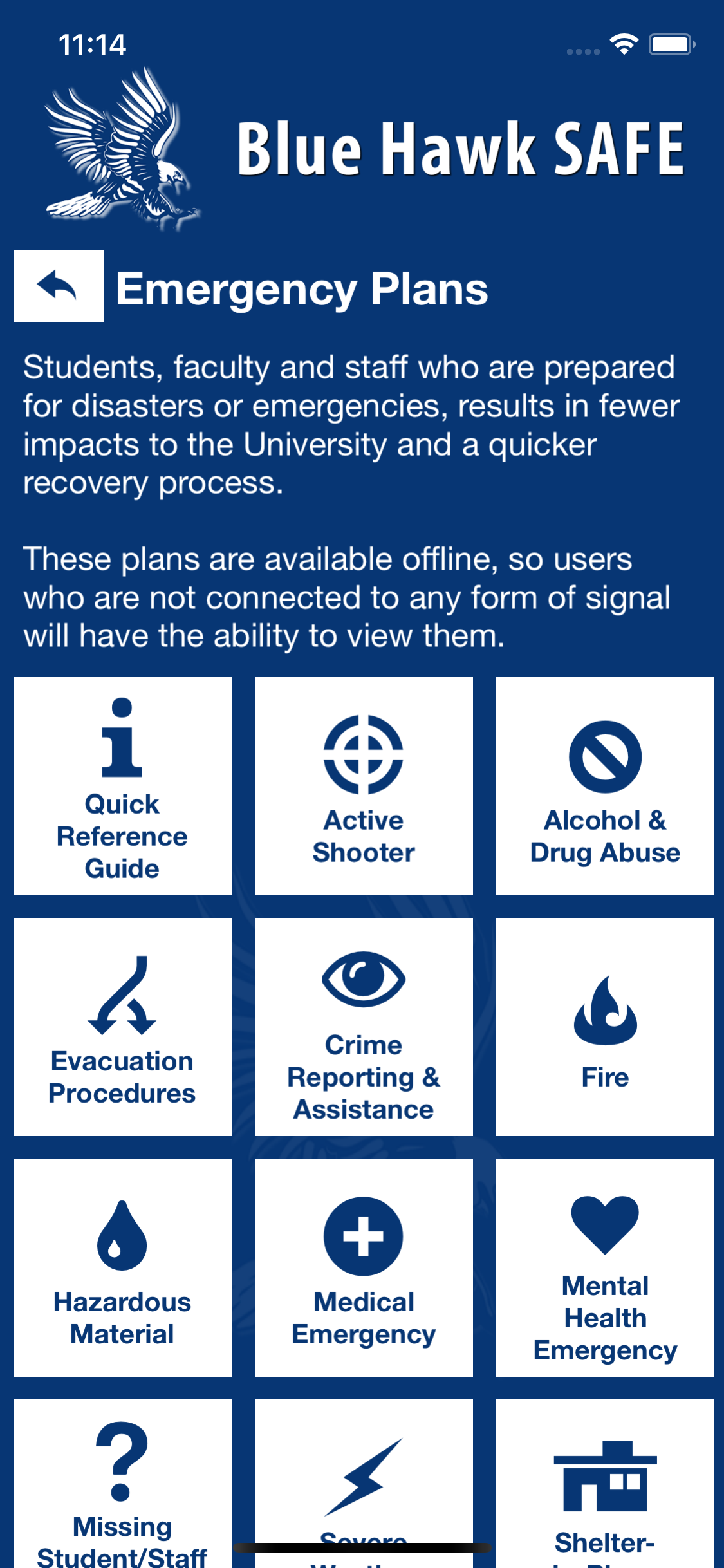 Blue Hawk SAFE screenshot 3