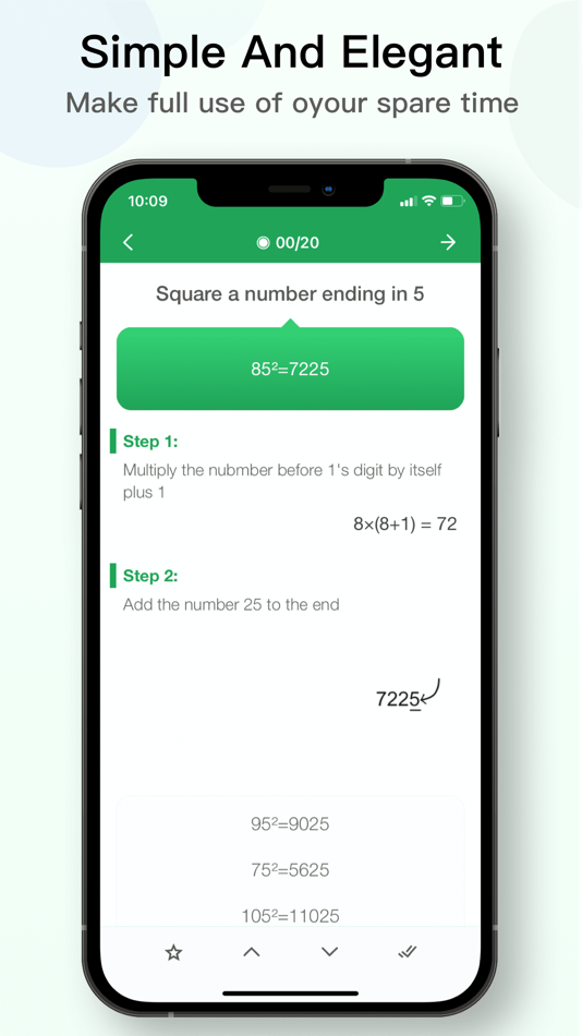 #1. Mencal - Mental Math Tricks (iOS) 由: 军 曹