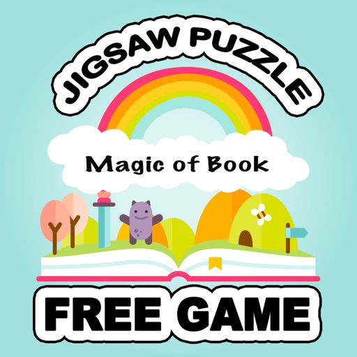 Magic of Book Jigsaw Puzzle Free Kids Art Table icon