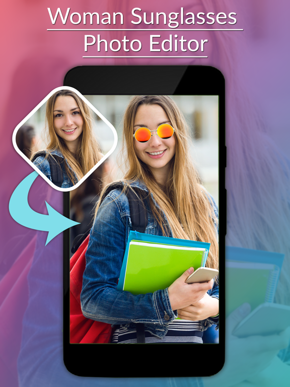 Screenshot #4 pour Woman Sunglasses Photo Editor -Sunglasses Stickers