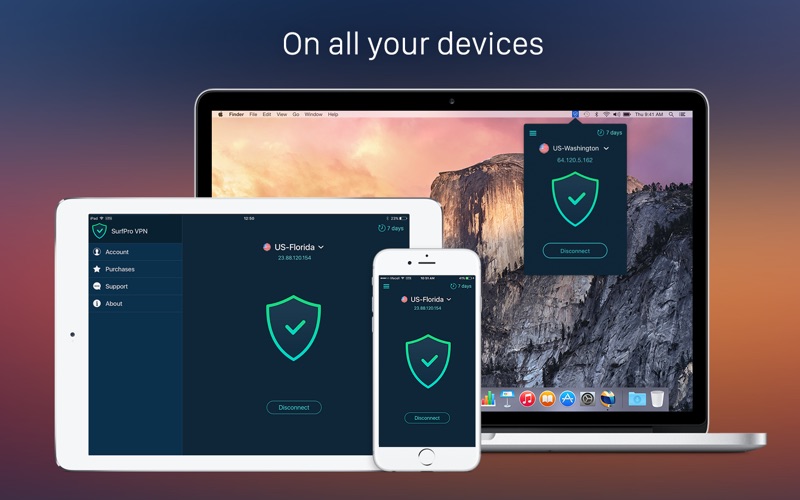 surfpro vpn – best vpn to protect privacy and data iphone screenshot 4