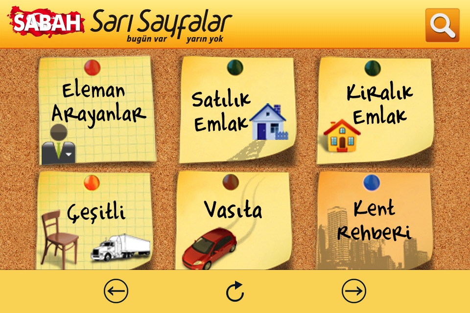 Sarı Sayfalar screenshot 2