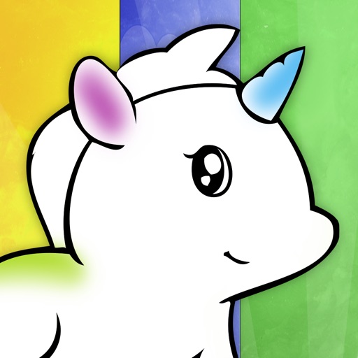 Unicorn Rainbow Coloring PRO iOS App