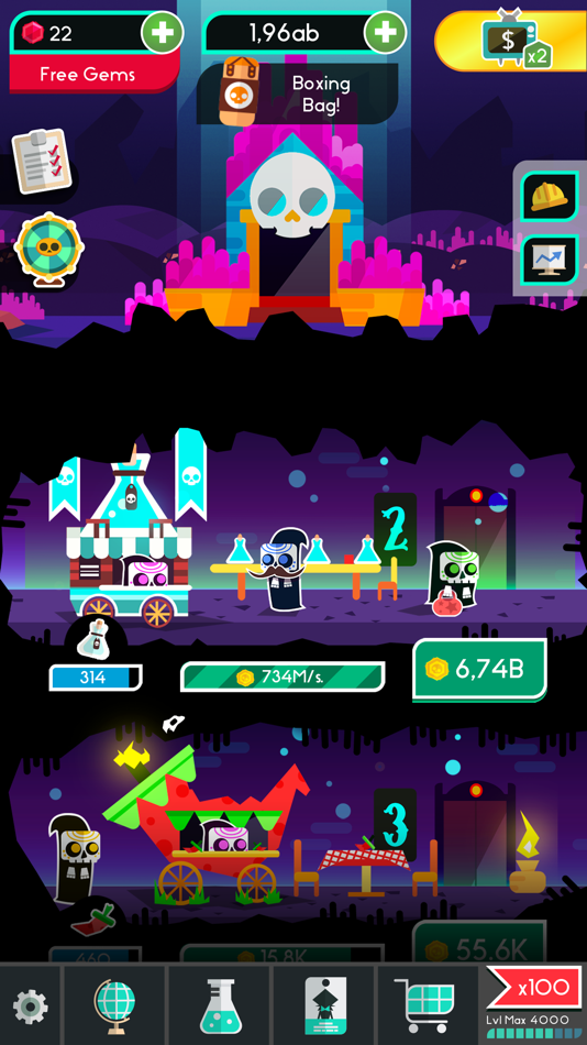 #2. Death Idle Tycoon Clicker Game (iOS) 来自: VIVA GAMES S.L.