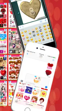 Game screenshot LoveValentine - Stickers for Messenger & WhatsApp apk