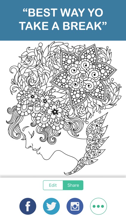 adult color anti stress therapy coloring book screenshot-4