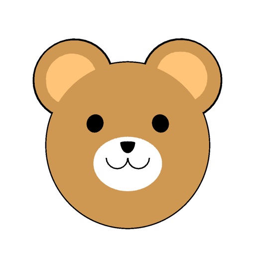 bear ball sticker