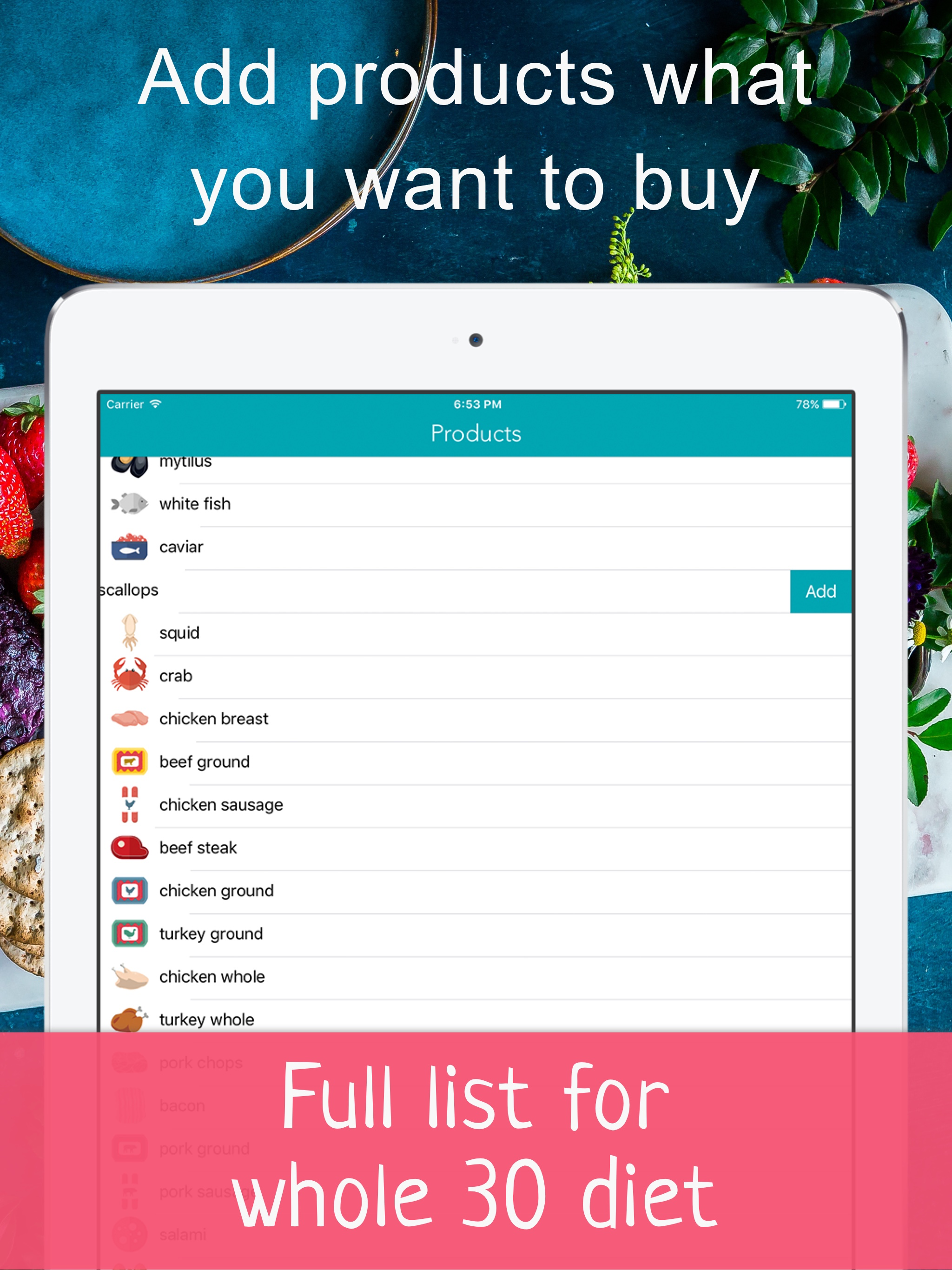 Whole 30 diet shopping list - Your healthy eating