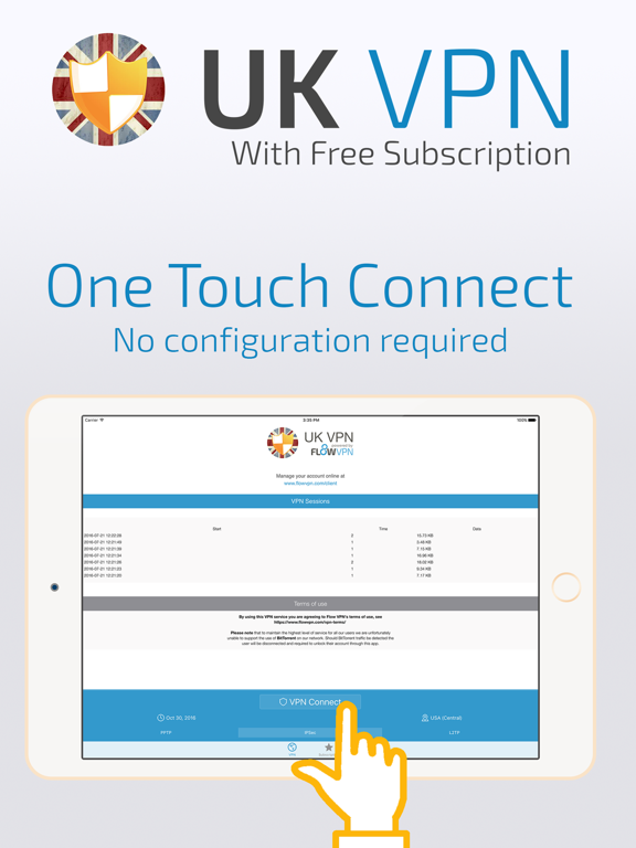 Screenshot #5 pour UK VPN: Fast & Secure Internet