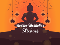 Buddha Meditation Stickers