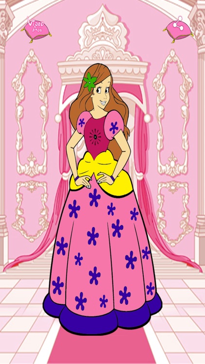 Princess Coloring Book Games For Girls screenshot-4