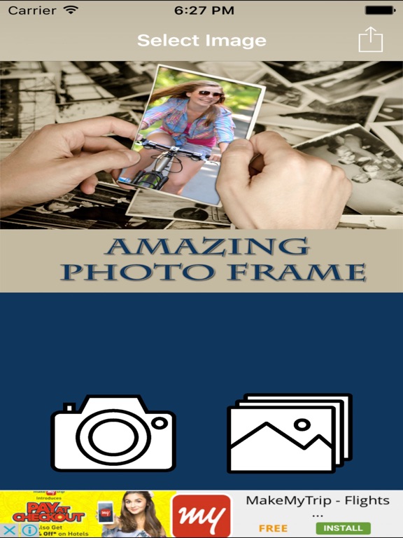 Amazing Photo Frame And Pic Collage iPad screenshot 1 - Entertainment app