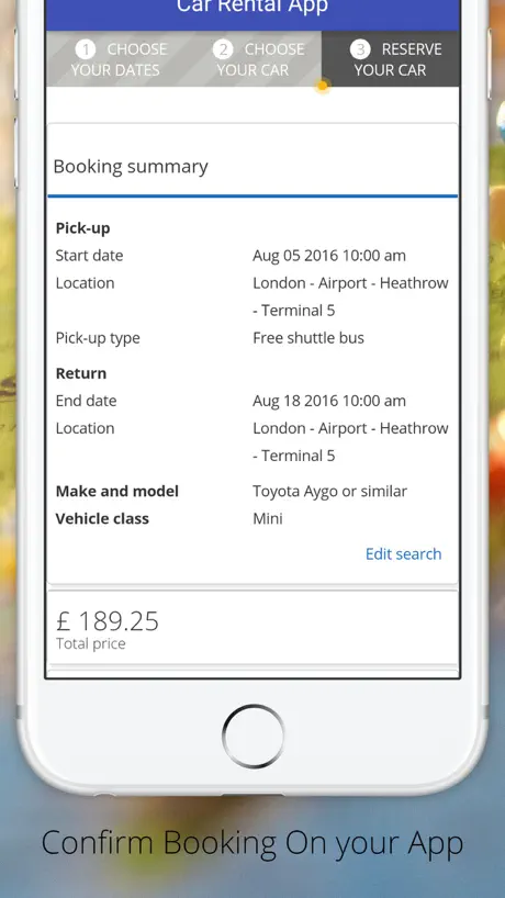 Car Hire App