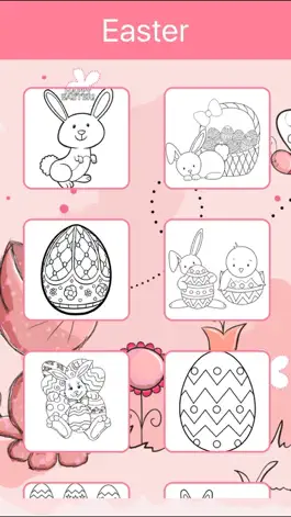 Game screenshot Easter Coloring Book for Children: Learn to color hack