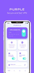 VPN Adblock Purple screenshot #2 for iPhone