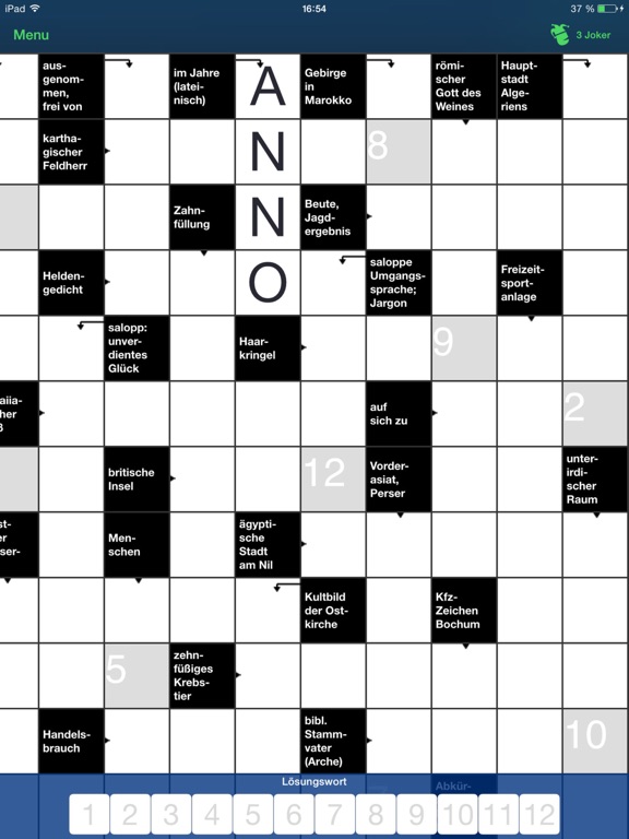 Screenshot #6 pour Krupion Kreuzworträtsel HD