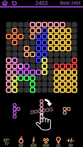 Game screenshot Neon Poly - Hexa Puzzle Game apk