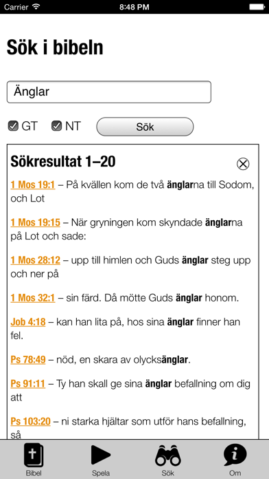 Folkbibeln Screenshot