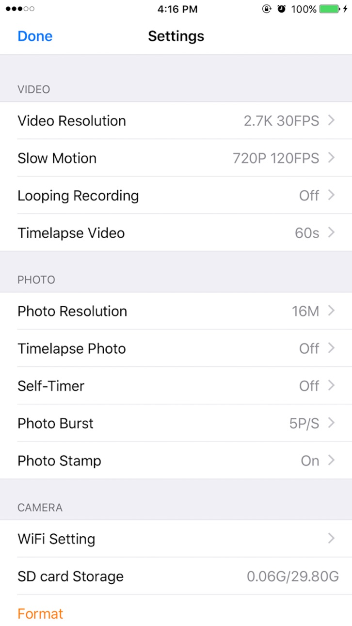 iPhone screenshot