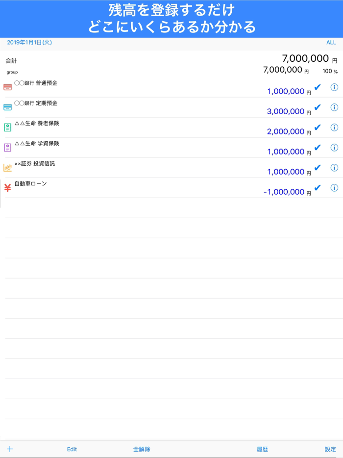 Simple asset Management