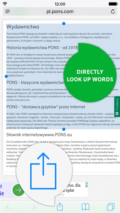 Dictionary Polish - English CONCISE by PONS screenshot-3