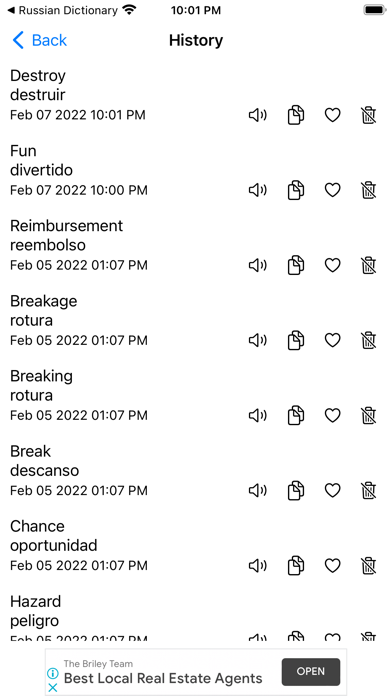 Smart Spanish Dictionary Screenshot