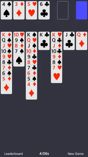 Capture d'écran de Solitaire - Simple Card Game sur iPhone 3