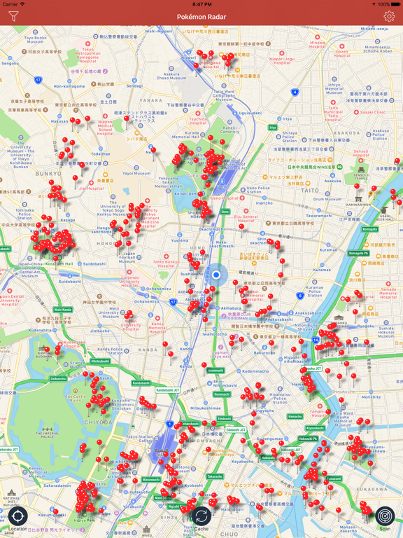 Poke Map Locator & Radarのおすすめ画像1