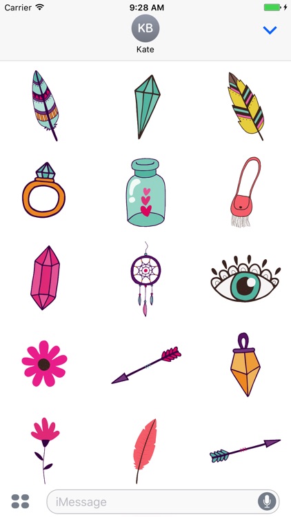 Animated Boho Styles Stickers