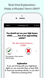Arizona DMV Permit Test screenshot #2 for iPhone