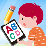寫 字母 ABC 和 數字 對於 學齡前兒童