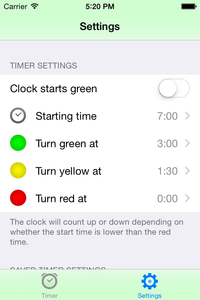 Stoplight Clock screenshot 3