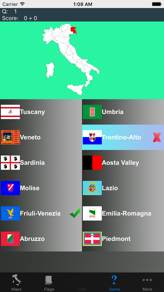 #2. Italy Region Maps and Flags (iOS) 由: Ralph DMello