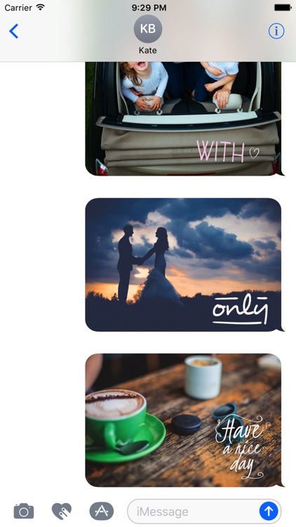 Animated Catchword Stickers