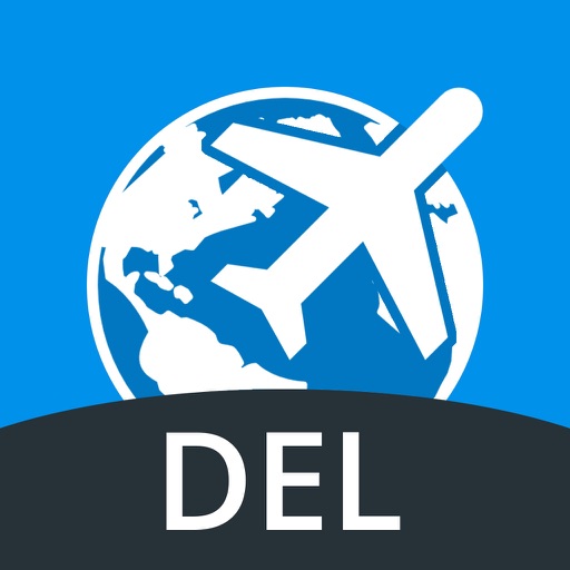 New Delhi Travel Guide with Offline Street Map icon